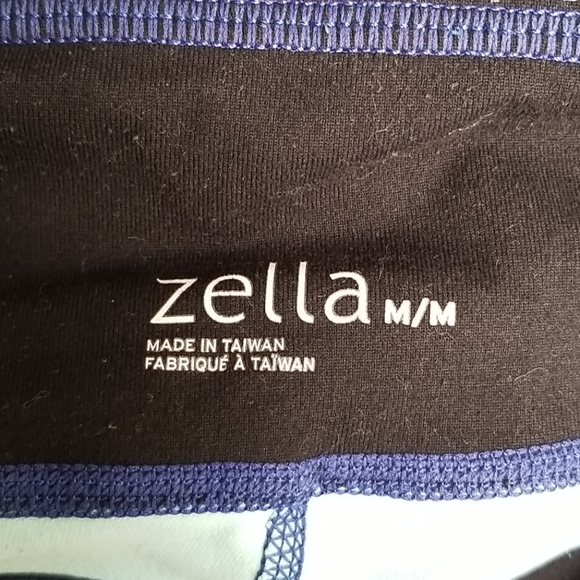 🌟10 FOR $30 Zella Blue and green Printed Crop Legging - Picture 4 of 4